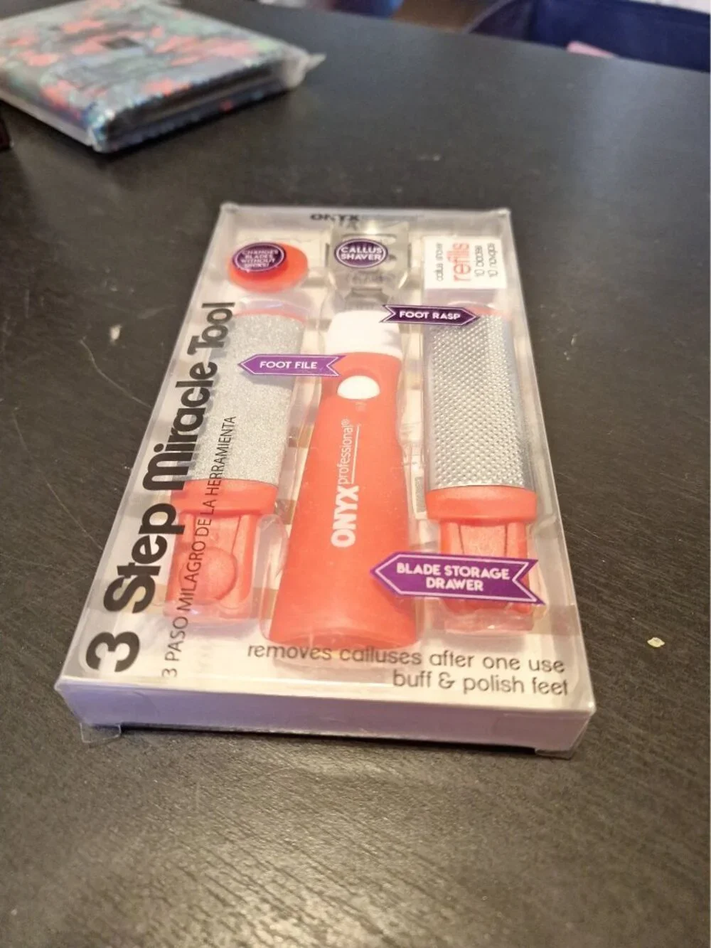 ONYX Professional 3 Step Miracle Callus Remover Tool Set – Foot Care NEW - Picture 1 of 3